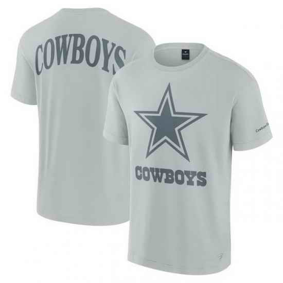 Men Fanatics Gray Dallas Cowboys Elements Iconic T Shirt